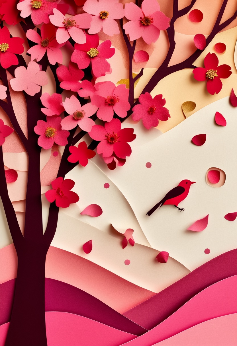 Blossoming Tree Affection