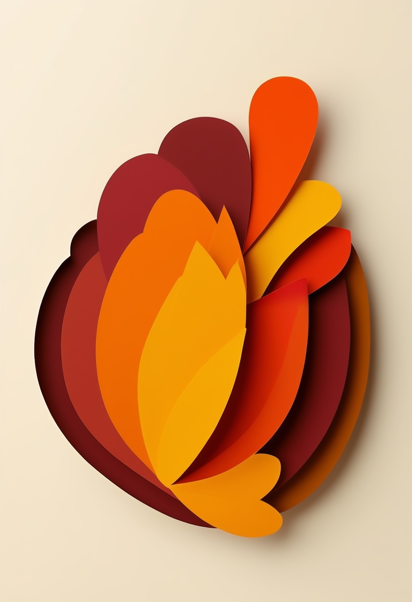 Colorful Autumn Turkey