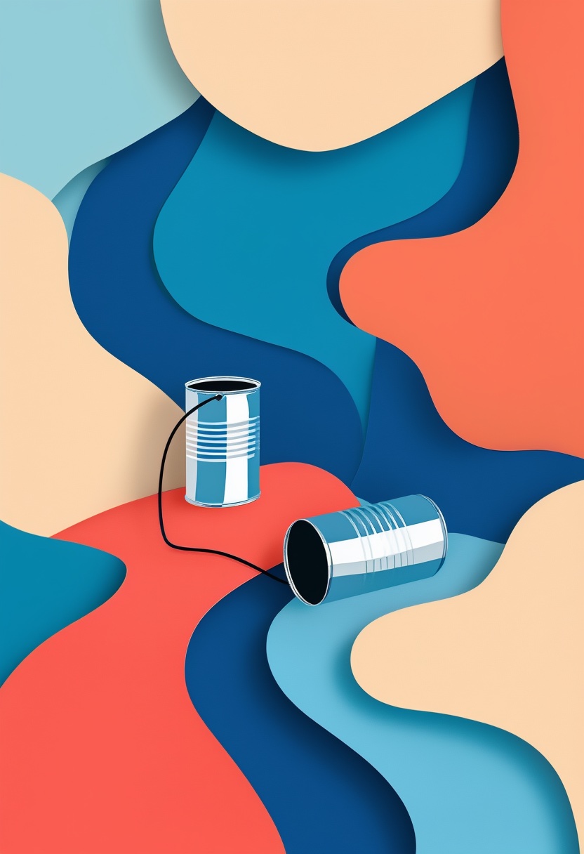 Connected Cans Whimsy