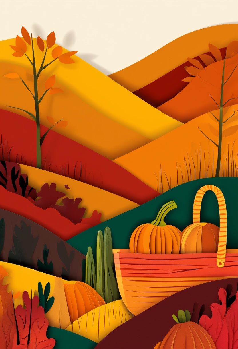 Harvest Basket Autumn