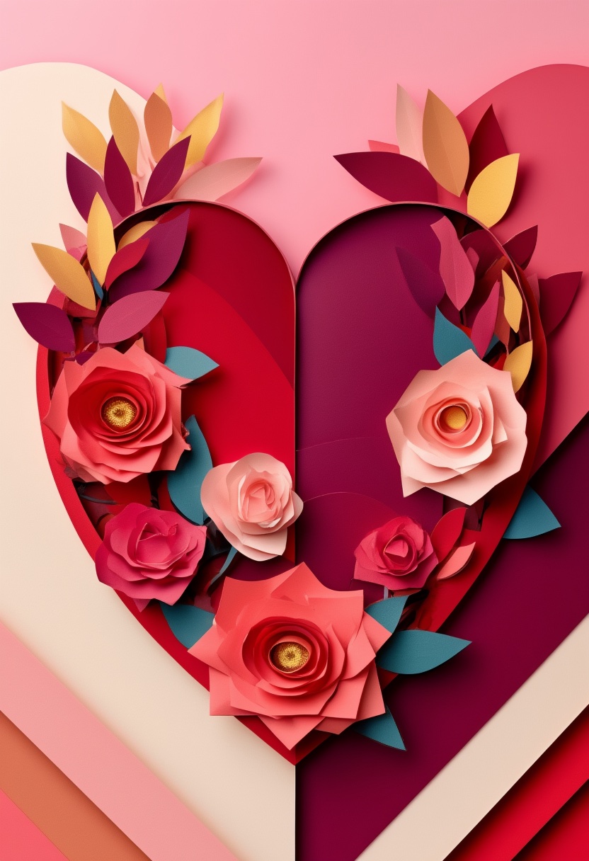 Heartfelt Paper Roses Bloom