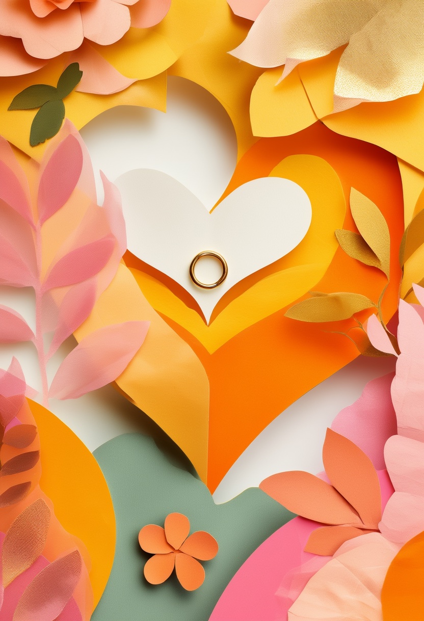 Heartfelt Ring Surrounded by Flowers