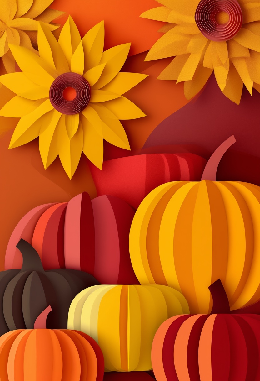 Layered Autumn Harvest Celebration