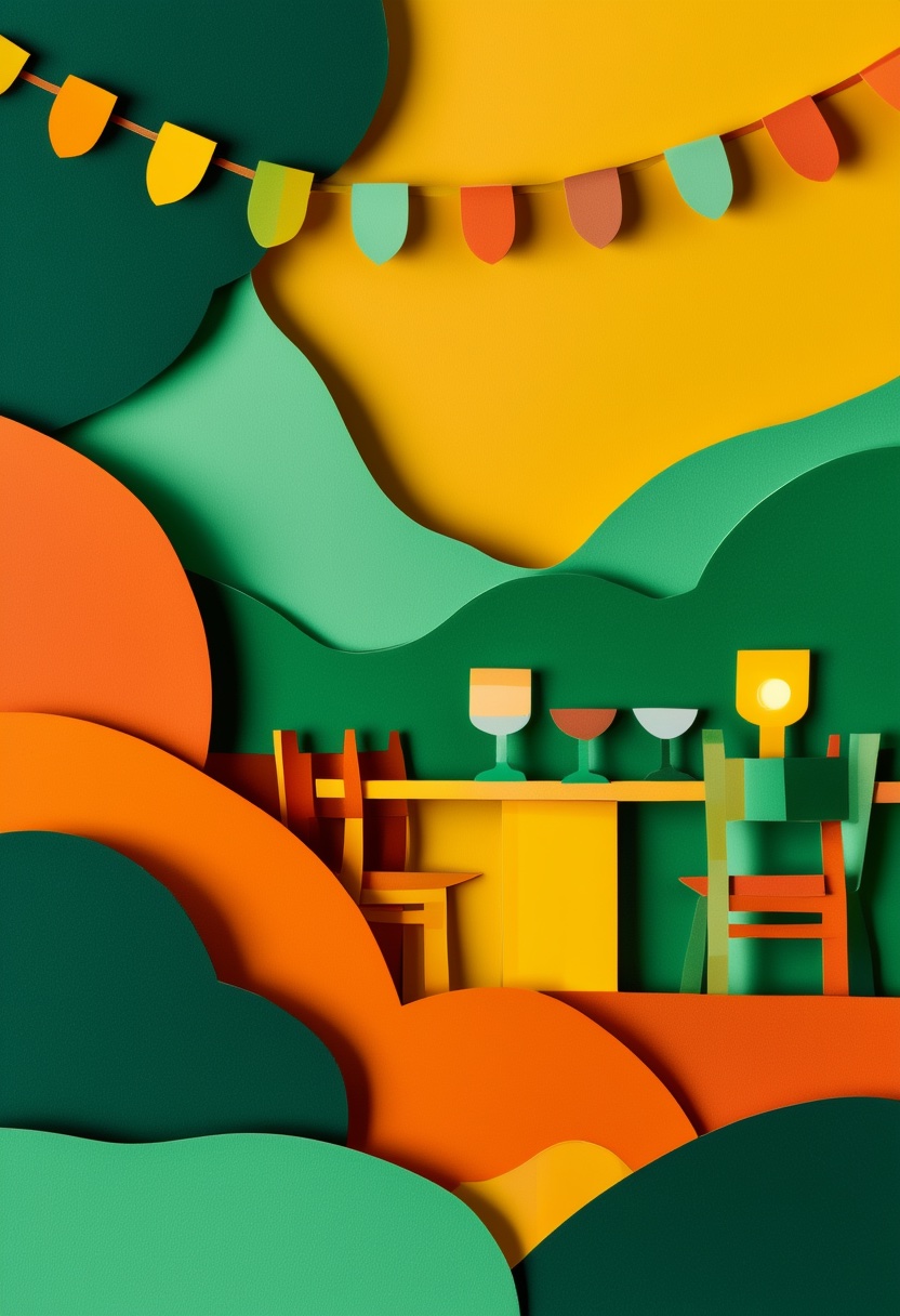 Layered Collage Gathering