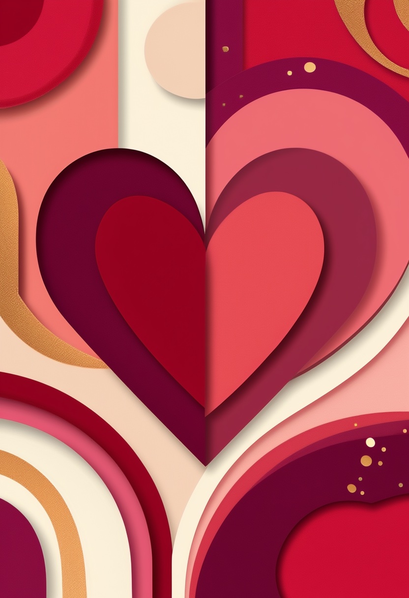 Layered Heart Collage