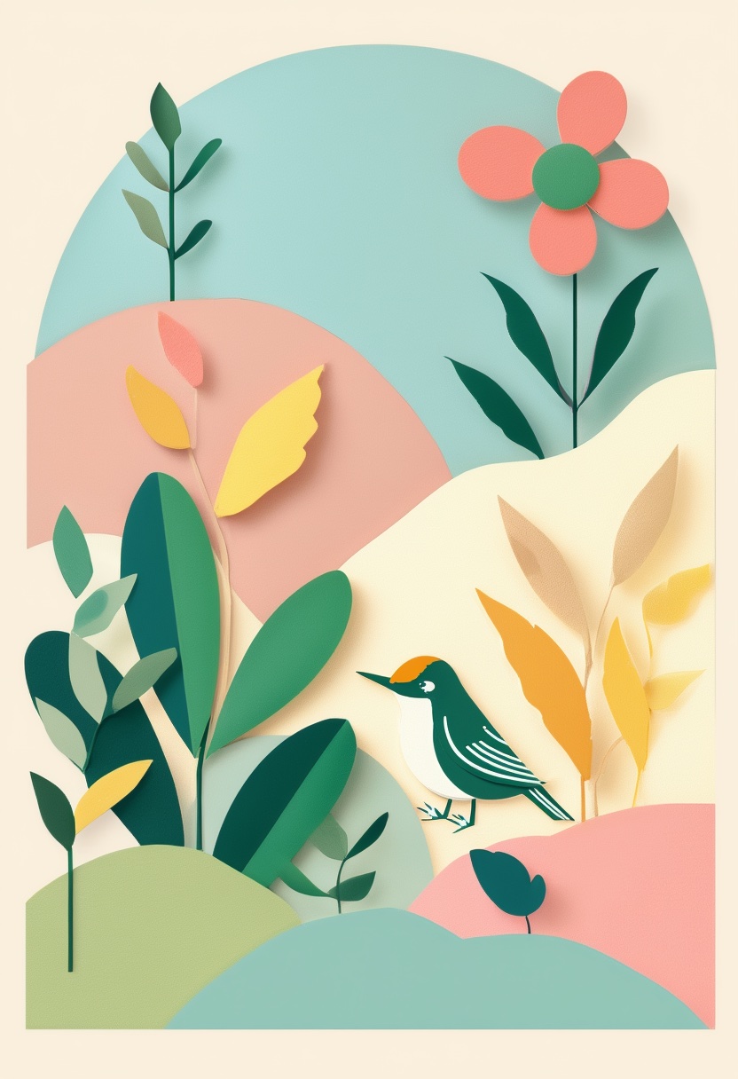 Layered Paper Bloom Exchange