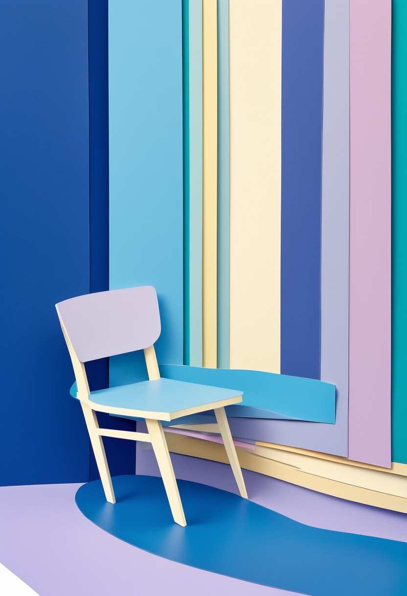 Layered Paper Shadows Window