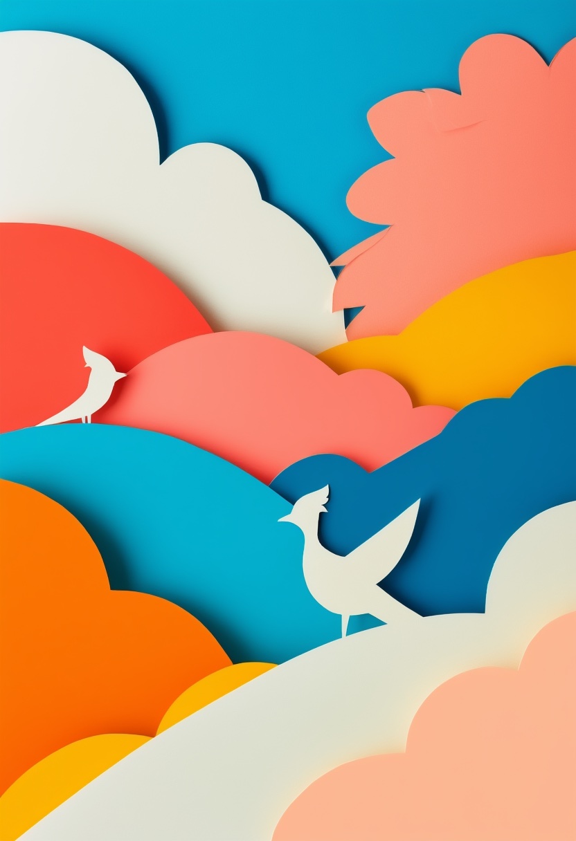 Layered Sky Birds
