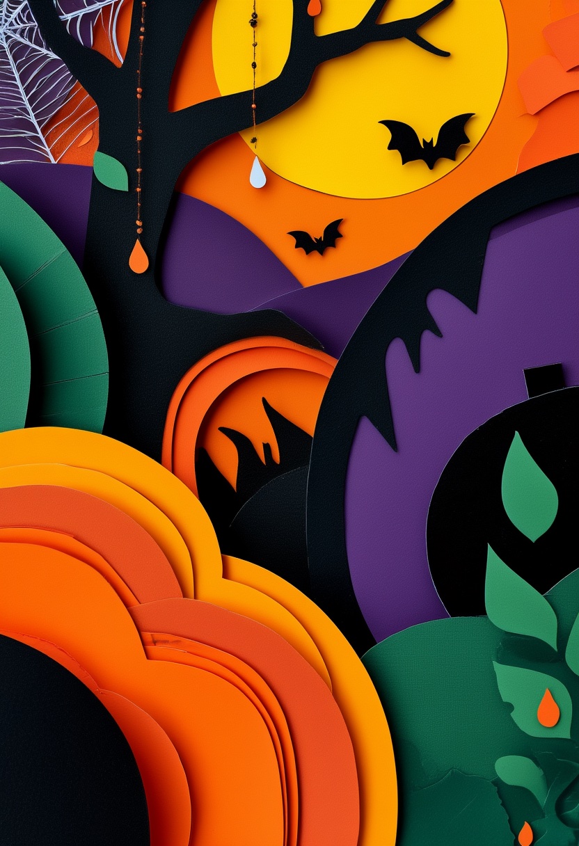 Moonlit Paper-Cut Night