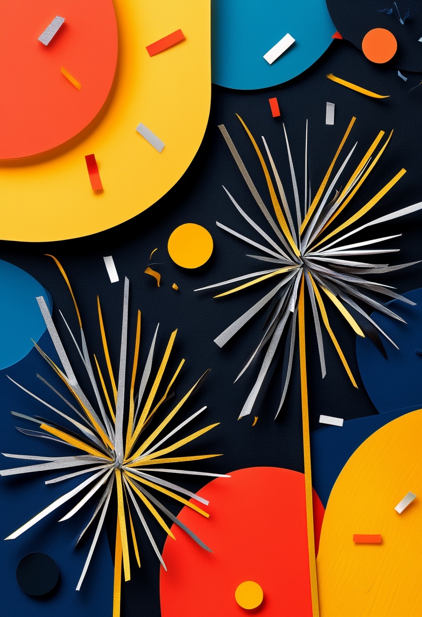 New Year Confetti Celebration
