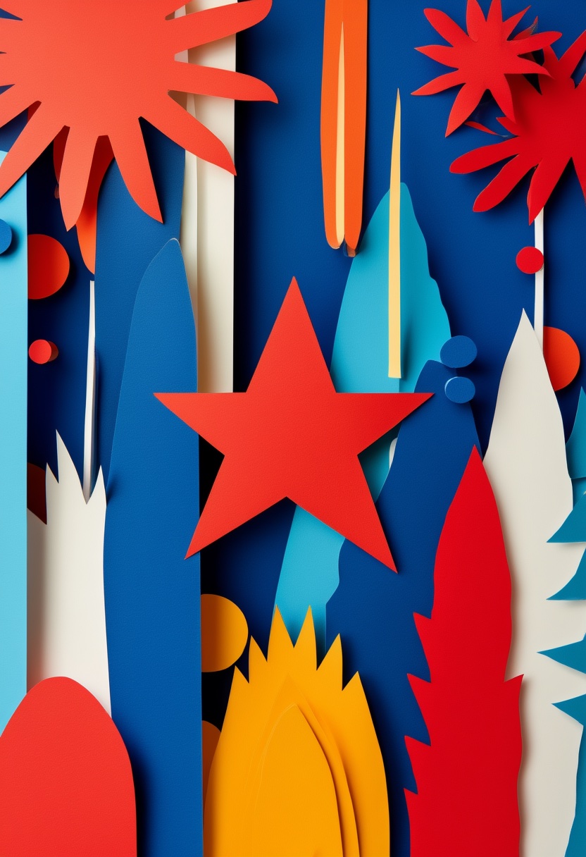 Patriotic Star Shadows