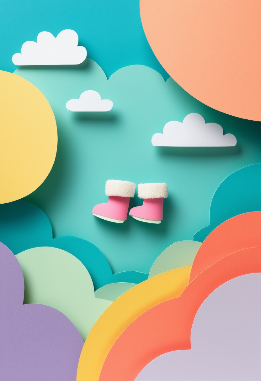 Pink Boots Cloudscape