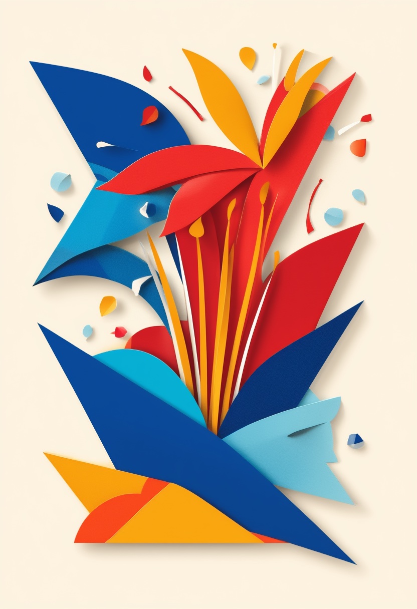 Radiant Firework Starburst Celebration