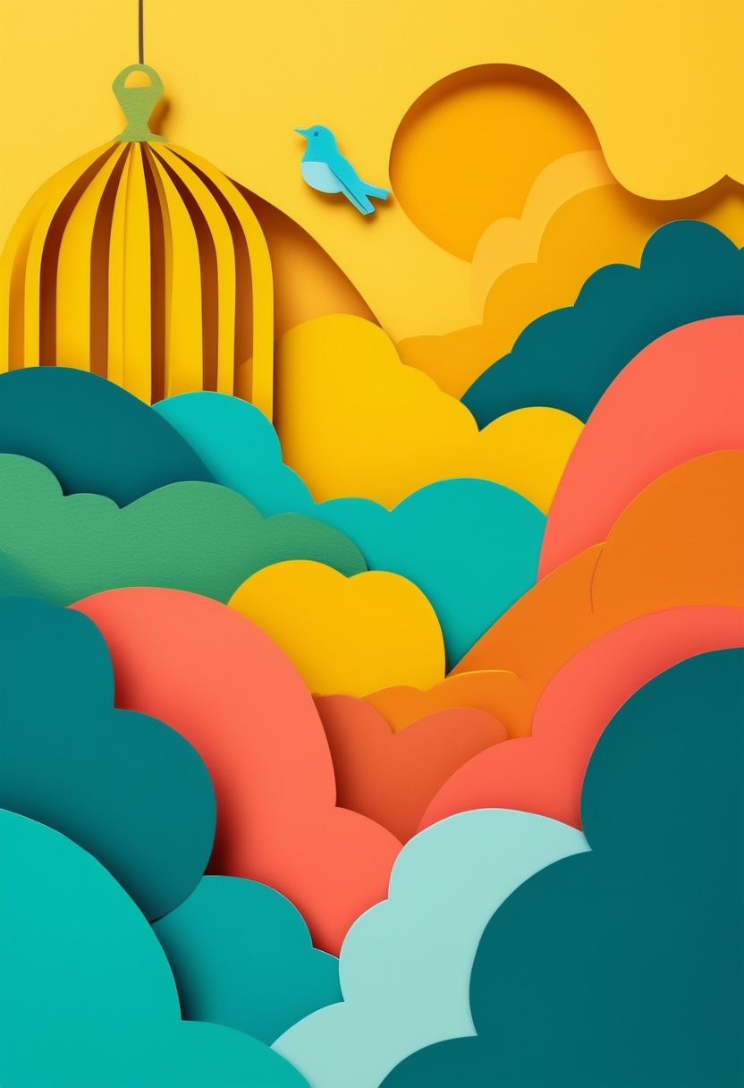 Soaring Freedom Paper Dreamscape