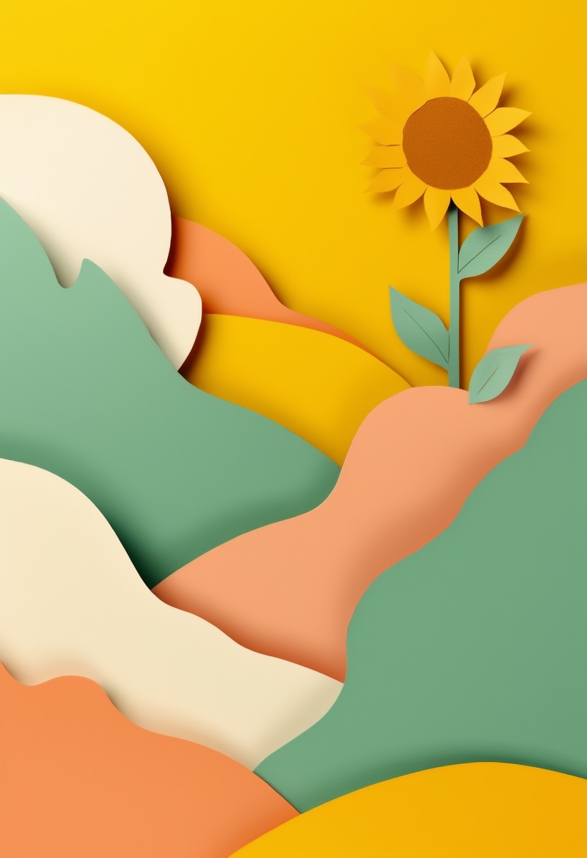 Sunflower Hillside Harmony
