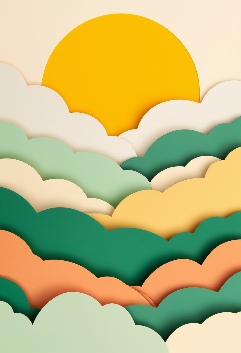 Sunlit Cloud Strata