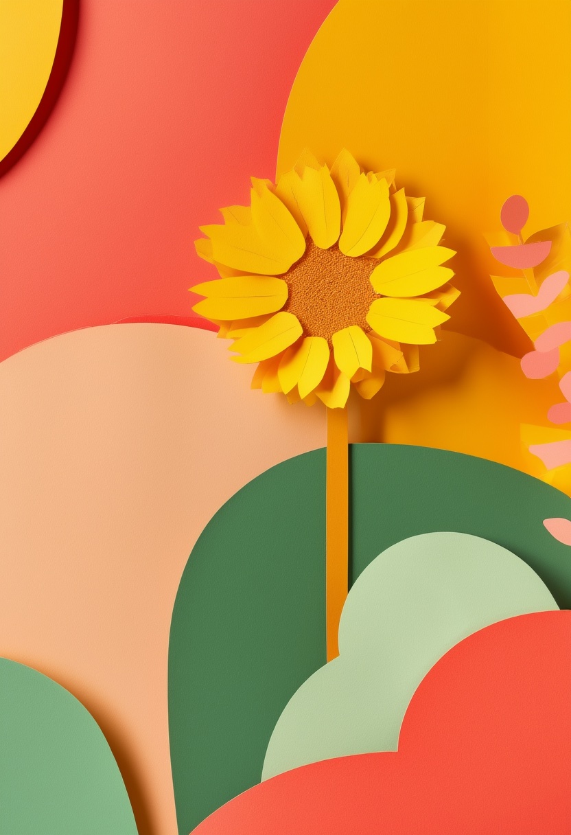 Sunlit Sunflower Garden