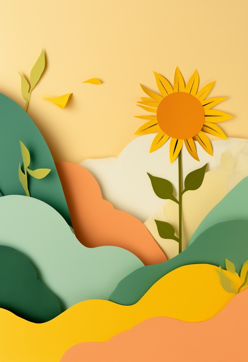 Sunlit Sunflower Meadow