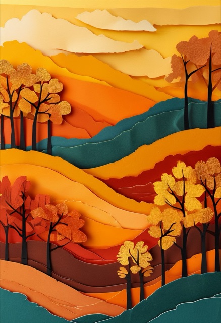 Autumn Hills Silhouette
