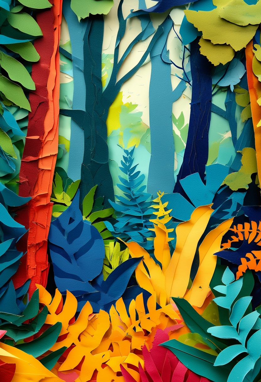 Vibrant Forest Glade