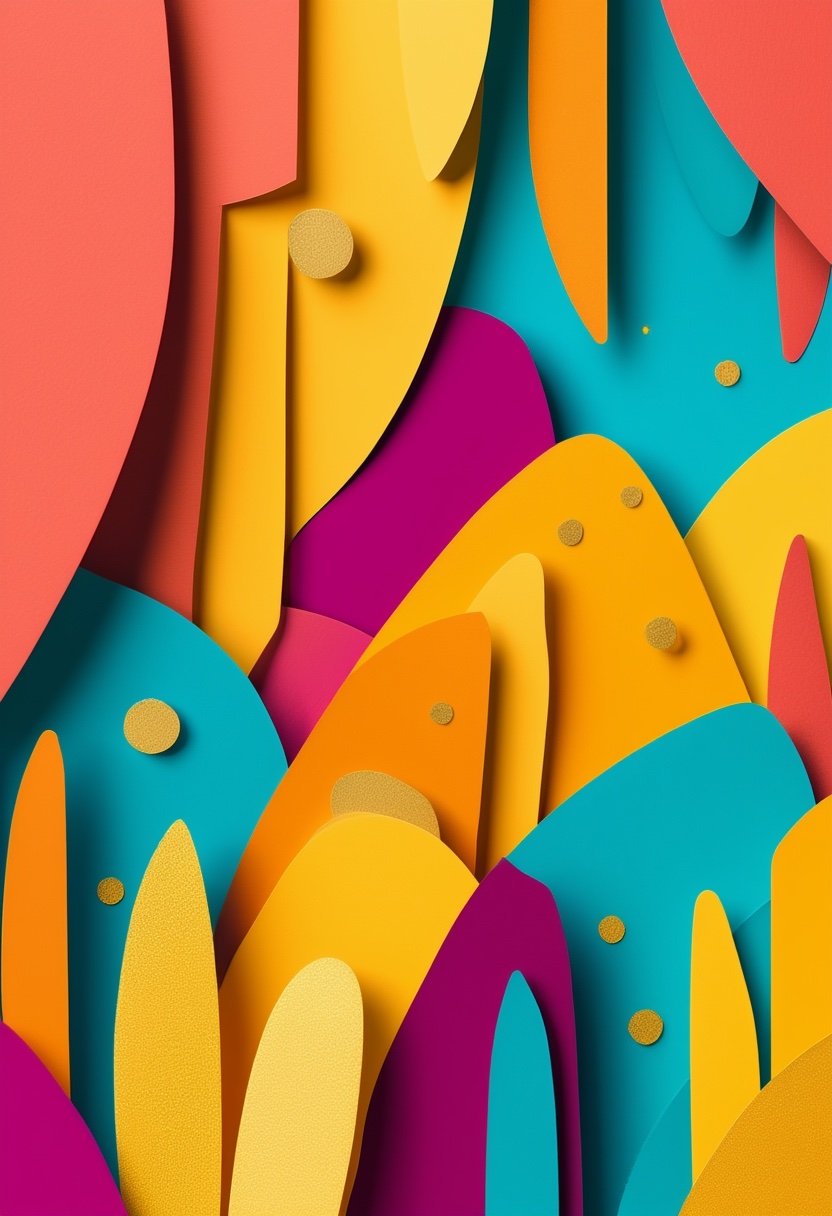 Vibrant Paper Cutout Celebration