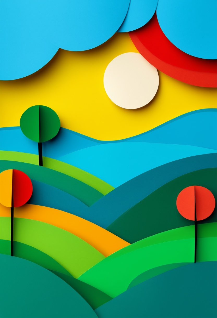 Vibrant Summer Hills