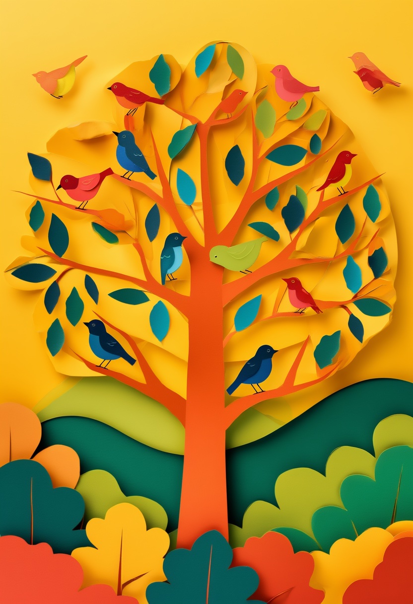 Vibrant Tree Gathering